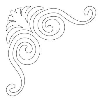 vintage black corner lines Ornate vintage design element with calligraphy swirls, wavy lines, ornate pattern. and paper rolls Frames and banners png