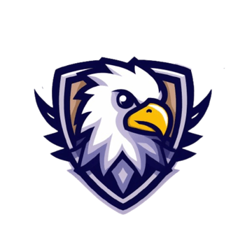 Cute Eagle Mascot Cartoon Illustration. Cute Eagle cartoon character, funny bird mascot png
