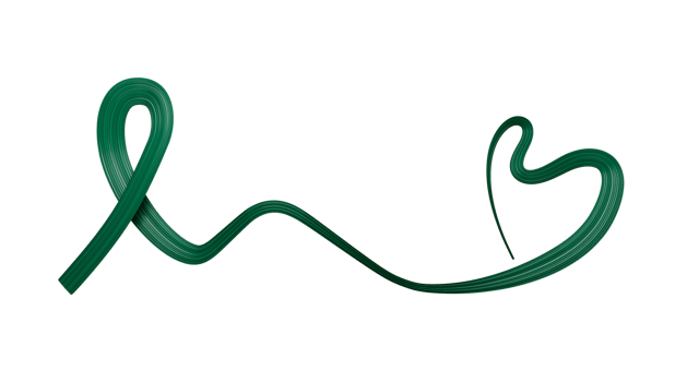 3d Flag Of Bangladesh, Heart Shaped Green Wavy Awareness Ribbon, 3d illustration png