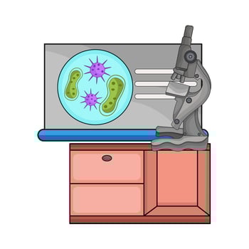 illustration of laboratory vector