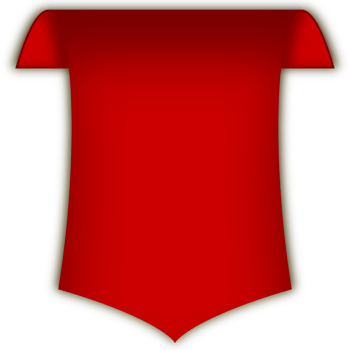 red ribbon on transparency background. png