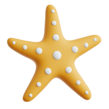 Starfish 3d Illustration png