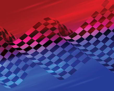 Black and white checkered flag background. sport and race theme, victory flag. . vector