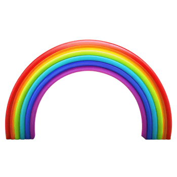Rainbow on Transparent Background png