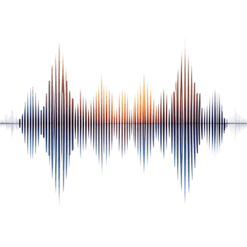 Colorful Sound Wave on Transparent Background png
