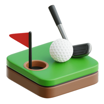 Golf 3d Illustration png