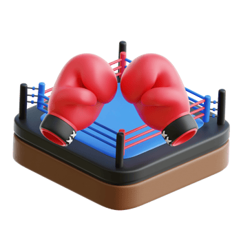 Boxing 3d Illustration png