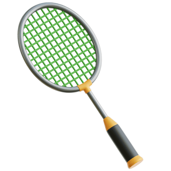 Badminton Racket 3d Illustration png
