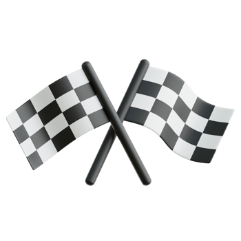 Racing Flag 3d Illustration png