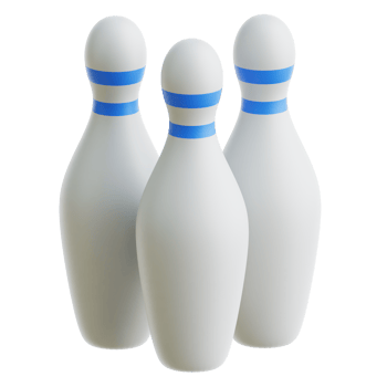 Bowling Pins 3d Illustration png