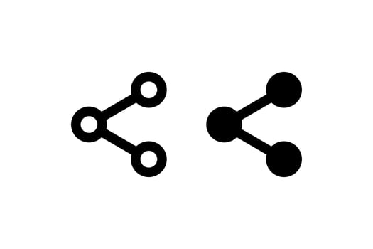 Share button. icon design. vector