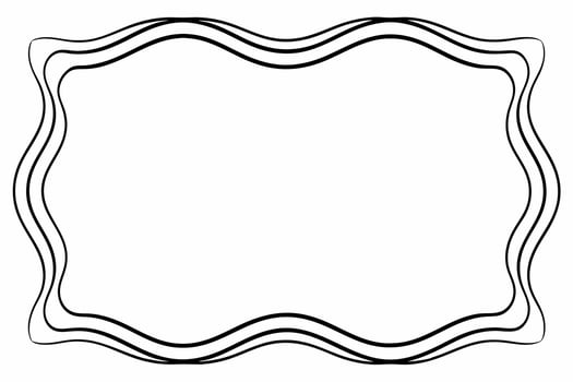 Elegant Frame Design with White Background, Illustration, Cartoons, Clipart, Line Art, Elegant frame design with white background, perfect for illustrations, cartoons, clipart, and line art vector