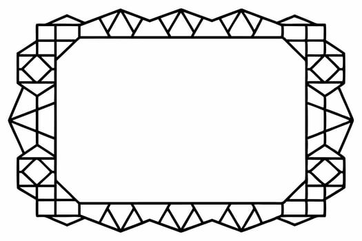 Elegant Frame Design with White Background, Illustration, Cartoons, Clipart, Line Art, Elegant frame design with white background, perfect for illustrations, cartoons, clipart, and line art vector