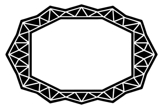 Elegant Frame Design with White Background, Illustration, Cartoons, Clipart, Line Art, Elegant frame design with white background, perfect for illustrations, cartoons, clipart, and line art vector