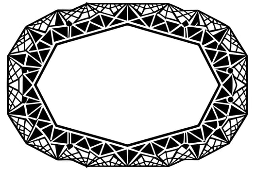 Elegant Frame Design with White Background, Illustration, Cartoons, Clipart, Line Art, Elegant frame design with white background, perfect for illustrations, cartoons, clipart, and line art vector