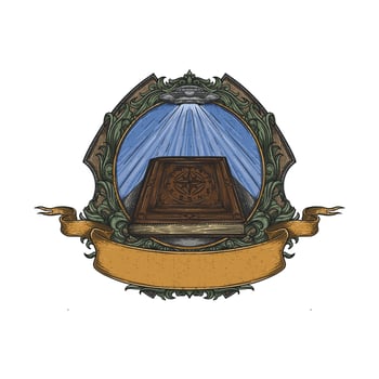 the old book with the appearance vector