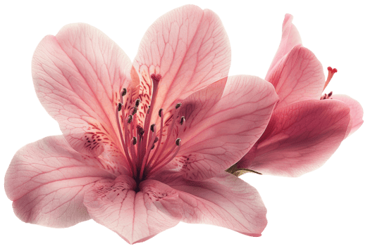 Pink Azalea Flower Close-Up png