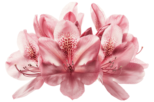 Pink Rhododendron Bloom Isolated png