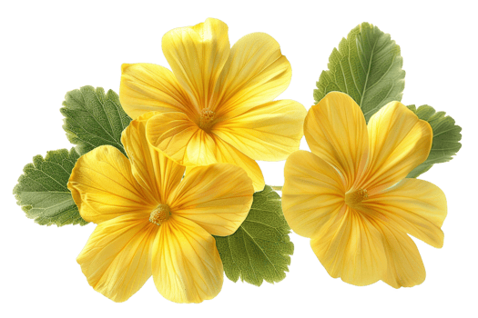 Yellow Primrose Flowers png