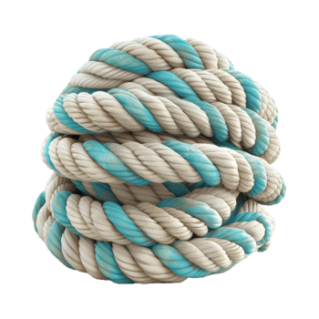 Nautical Rope Coiled and Ready for Adventure png