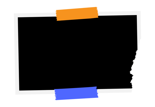 Photo frame for pictures with piece png