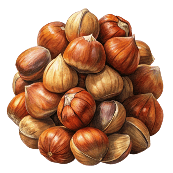 Heap of Hazelnuts Design png