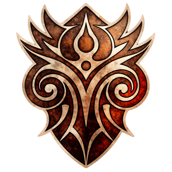 Grunge Tribal Tattoo Sticker png
