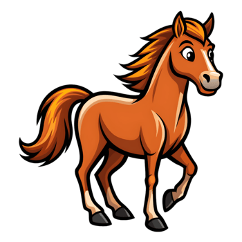 Cartoon Horse Logo png