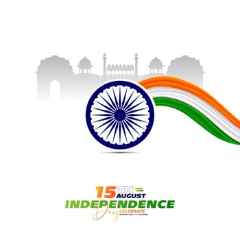 78th Indian Independence Day 15th August Social Media Post, Poster, Banner, Web Banner , Print Design vector