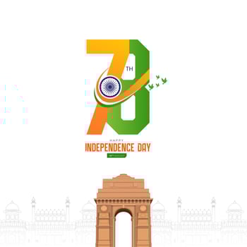 78th Indian Independence Day 15th August Social Media Post, Poster, Banner, Web Banner , Print Design vector