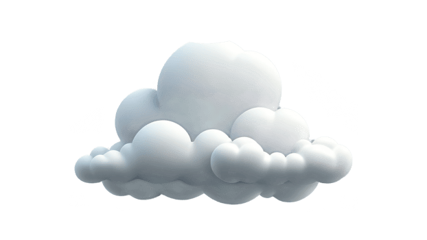 Steam white clouds special effect 3d rendering isolated transparent background png