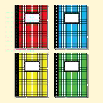 Book Design Icon Set Collection vector