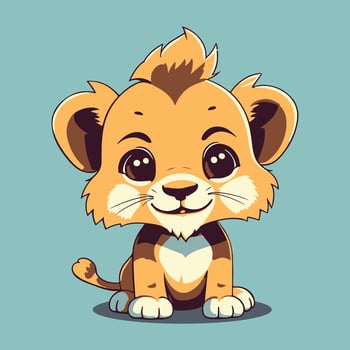 Baby Lion Cute Design vector