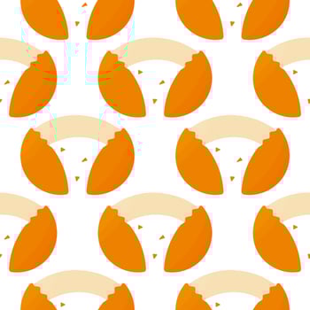 Fortune cookies. Chinese and Japanese food Asian vector