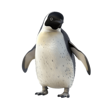 Penguin Standing On Transparent Background png