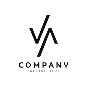 Letter VA Logo Design vector