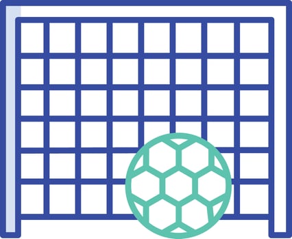 Golf Stadium outline color illustration vector
