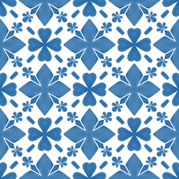 Watercolor Ceramic Navy Blue Tile png