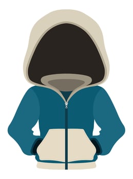 fashion sports suit flat style illustration isolated on white background vector
