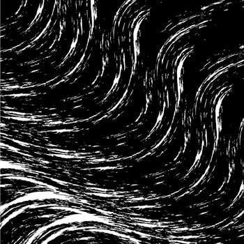 Abstract background illustration Grunge black and white texture vector