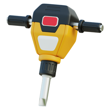 Jackhammer 3D icon png
