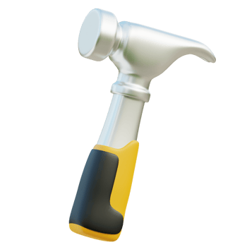 Hammer 3D icon png