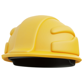 Hard hat 3D icon png