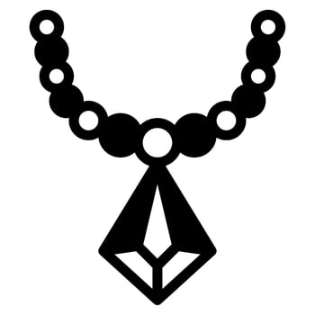 Chain Jewelry lifestyle icon illustration vector