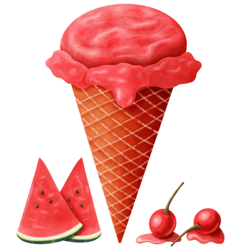Ice cream fruit png