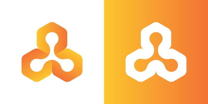 Honeycomb logo design template. Premium vector