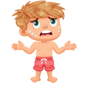 Tired and hot png