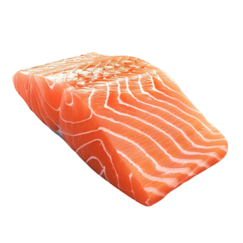 Salmon on a transparent background Genereted AI png
