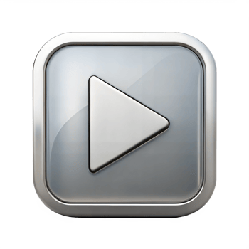 Play button icon symbolizing media and playback png
