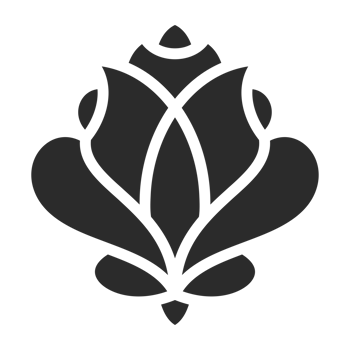 Rose flower bud and petals silhouette png